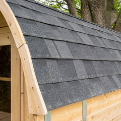 LeisureCraft - Serenity Black Asphalt Shingle Roof