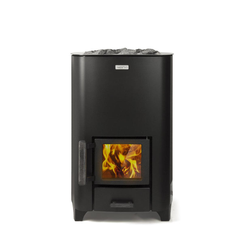 Narvi | NC 16 Black Wood Burning Heater