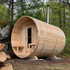 LeisureCraft - Serenity Barrel Sauna -  Canadian Timber Collection