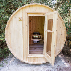 LeisureCraft - Harmony Barrel Sauna -  Canadian Timber Collection