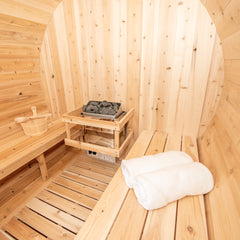 LeisureCraft - Harmony Barrel Sauna -  Canadian Timber Collection