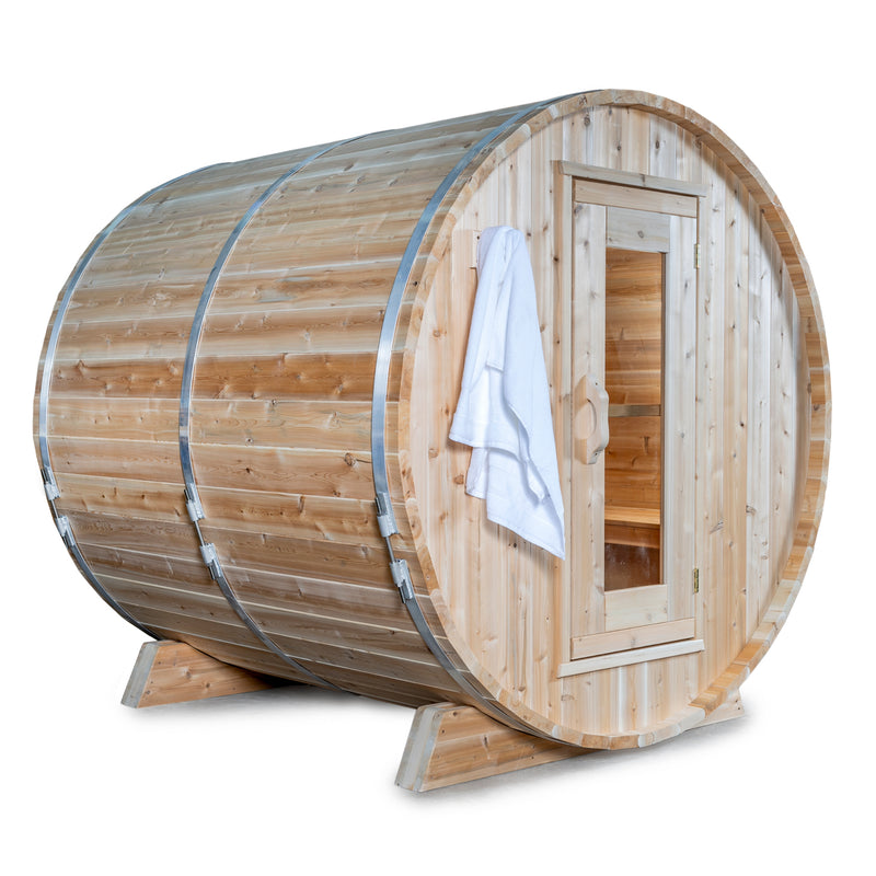 LeisureCraft - Harmony Barrel Sauna -  Canadian Timber Collection