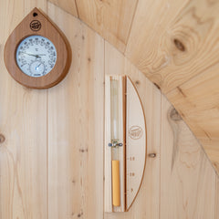 LeisureCraft - Tranquility Barrel Sauna Canadian Timber Collection