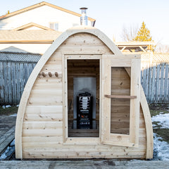 LeisureCraft - Mini POD Sauna - Canadian Timber Collection