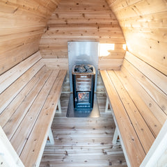 LeisureCraft - Mini POD Sauna - Canadian Timber Collection