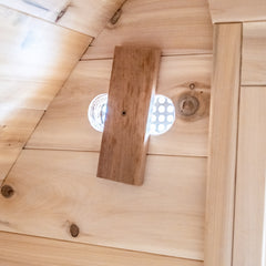 LeisureCraft - Mini POD Sauna - Canadian Timber Collection