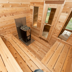 LeisureCraft- Georgian Cabin Sauna with Changeroom  - Canadian Timber Collection