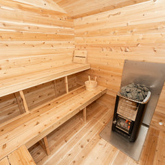 LeisureCraft- Georgian Cabin Sauna with Changeroom  - Canadian Timber Collection