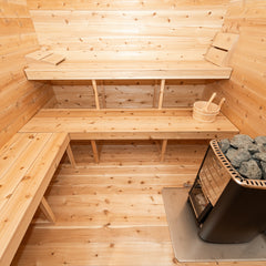 LeisureCraft- Georgian Cabin Sauna with Changeroom  - Canadian Timber Collection