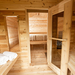 LeisureCraft- Georgian Cabin Sauna with Changeroom  - Canadian Timber Collection