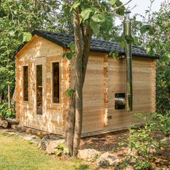 LeisureCraft- Georgian Cabin Sauna with Changeroom  - Canadian Timber Collection