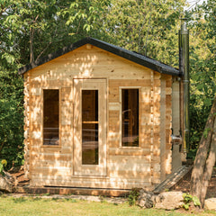 LeisureCraft- Georgian Cabin Sauna with Changeroom  - Canadian Timber Collection