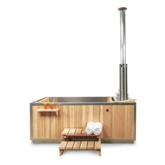 LeisureCraft - Starlight Wood Burning Hot Tub - Canadian Timber Collection