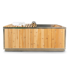 LeisureCraft - Starlight Wood Burning Hot Tub - Canadian Timber Collection