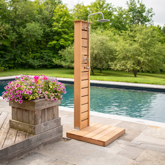 LeisureCraft - Sierra Outdoor Shower - Canadian Timber Collection