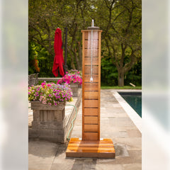 LeisureCraft - Sierra Outdoor Shower - Canadian Timber Collection