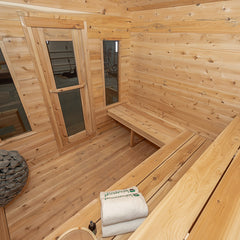 LeisureCraft | Georgian Cabin Sauna with Porch